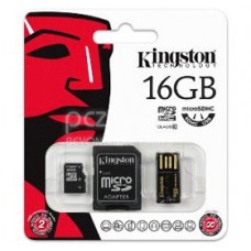 microSD Kingston 16GB Clasa 10 cu adaptor MBLY10G2/16GB